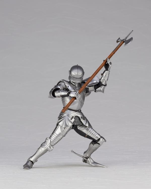 KT Project KT-027 Takeya Shiki Jizai Okimono Kitaro 15th Century Gothic Equestrian Armor (Silver) Gallery Image 17