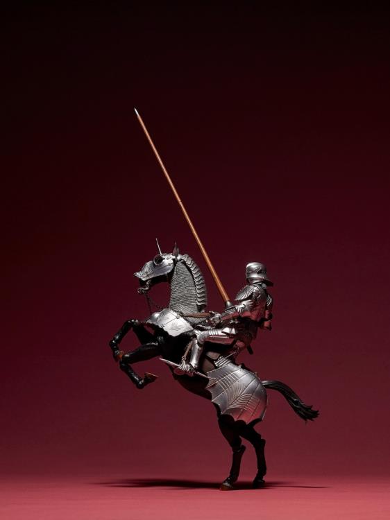 KT Project KT-027 Takeya Shiki Jizai Okimono Kitaro 15th Century Gothic Equestrian Armor (Silver) Gallery Image 4