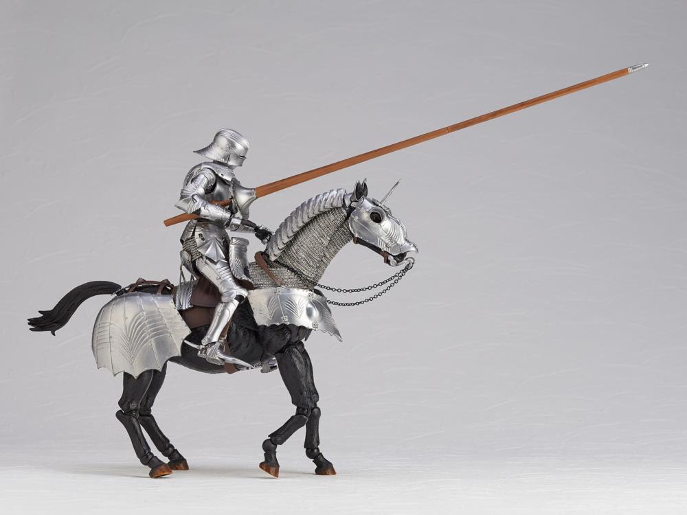 KT Project KT-027 Takeya Shiki Jizai Okimono Kitaro 15th Century Gothic Equestrian Armor (Silver) Gallery Image 8