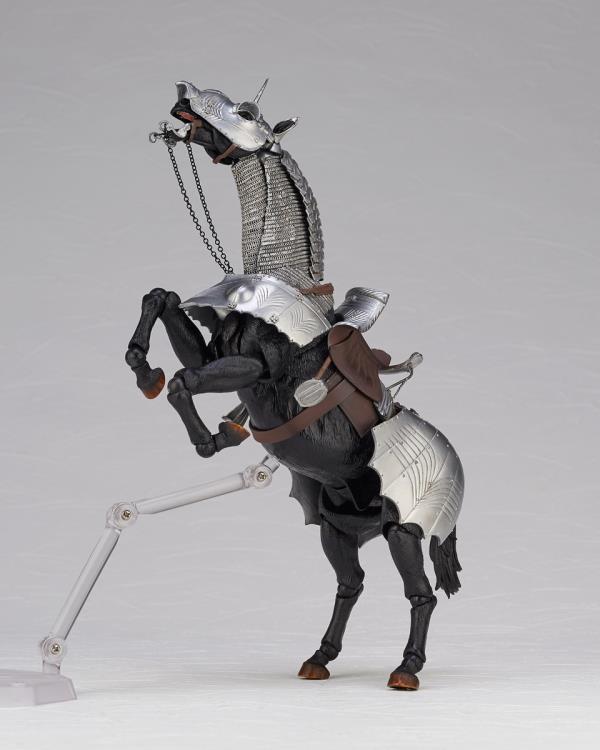 KT Project KT-027 Takeya Shiki Jizai Okimono Kitaro 15th Century Gothic Equestrian Armor (Silver) Gallery Image 21