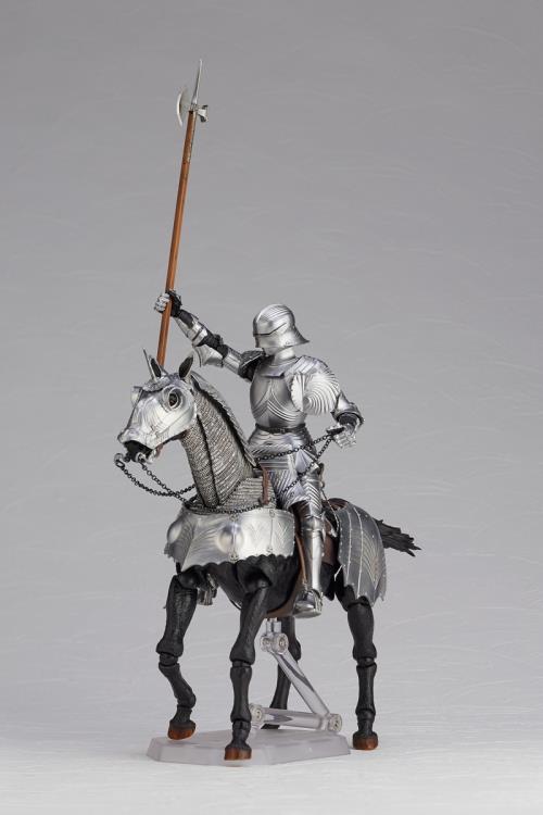 KT Project KT-027 Takeya Shiki Jizai Okimono Kitaro 15th Century Gothic Equestrian Armor (Silver) Gallery Image 11