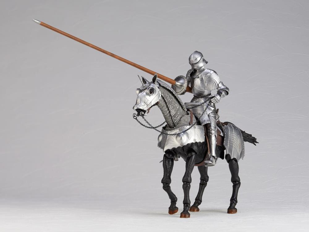 KT Project KT-027 Takeya Shiki Jizai Okimono Kitaro 15th Century Gothic Equestrian Armor (Silver) Gallery Image 10