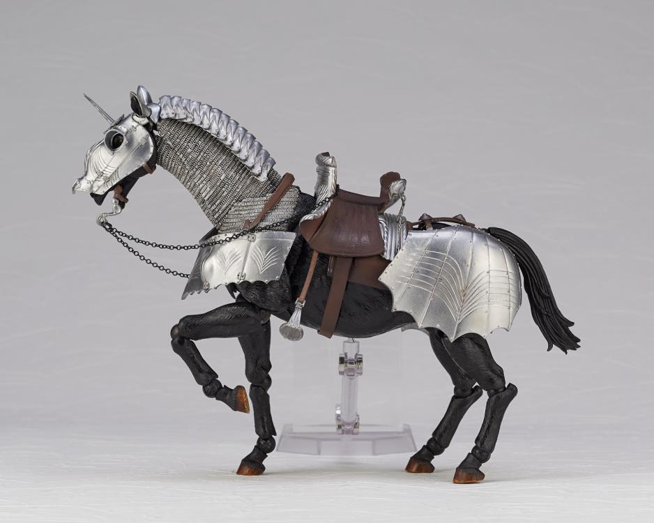 KT Project KT-027 Takeya Shiki Jizai Okimono Kitaro 15th Century Gothic Equestrian Armor (Silver) Gallery Image 20