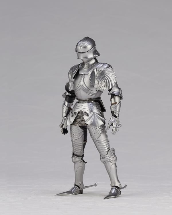 KT Project KT-027 Takeya Shiki Jizai Okimono Kitaro 15th Century Gothic Equestrian Armor (Silver) Gallery Image 14