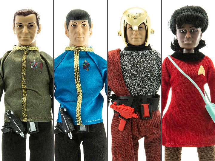 Star Trek: The Original Series Set of 4 Mego 8" Figures Gallery Image 1