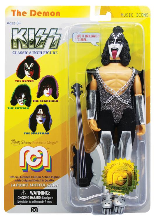KISS Gene Simmons 8" Mego Figure Gallery Image 6