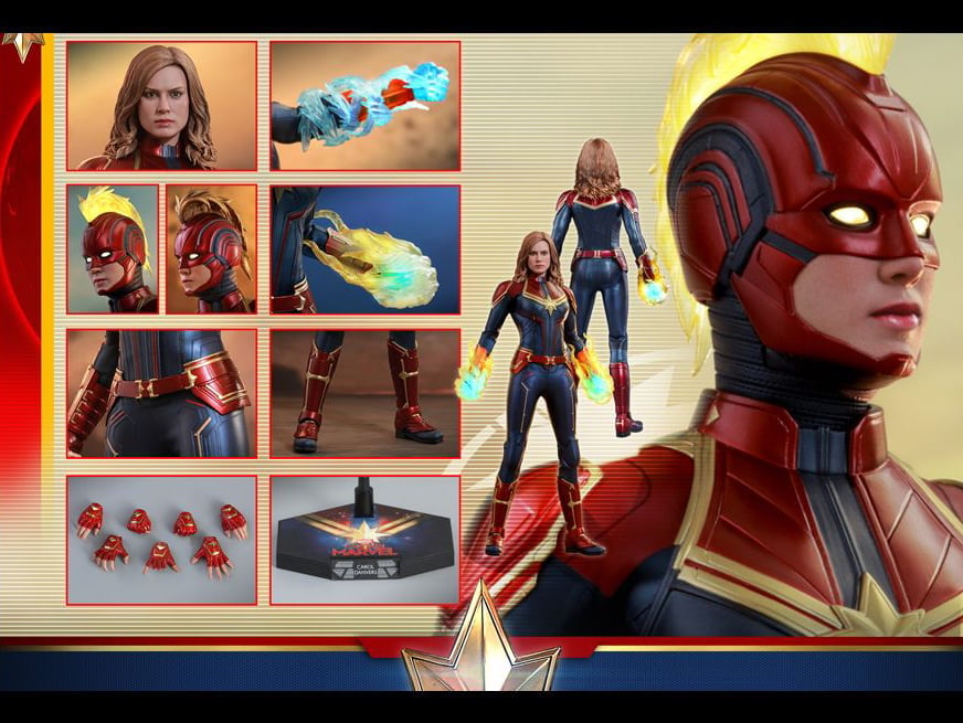ホットトイズ　キャプテン・マーベル キャロル・ダンバース アベンジャーズ 1/6 ホットトイズ キャプテン・マーベル キャロル・ダンバース