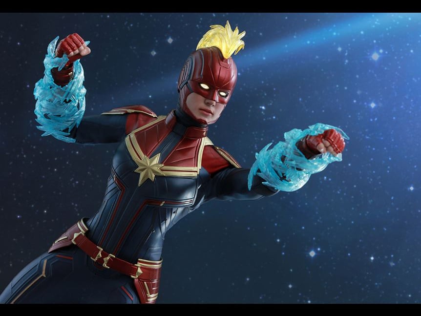 HOT TOYS キャプテン・マーベル 1/6 Deluxe ver. 開封品 1/6 Hot Toys CAPTAIN MARVEL DELUXE version Figure unboxing