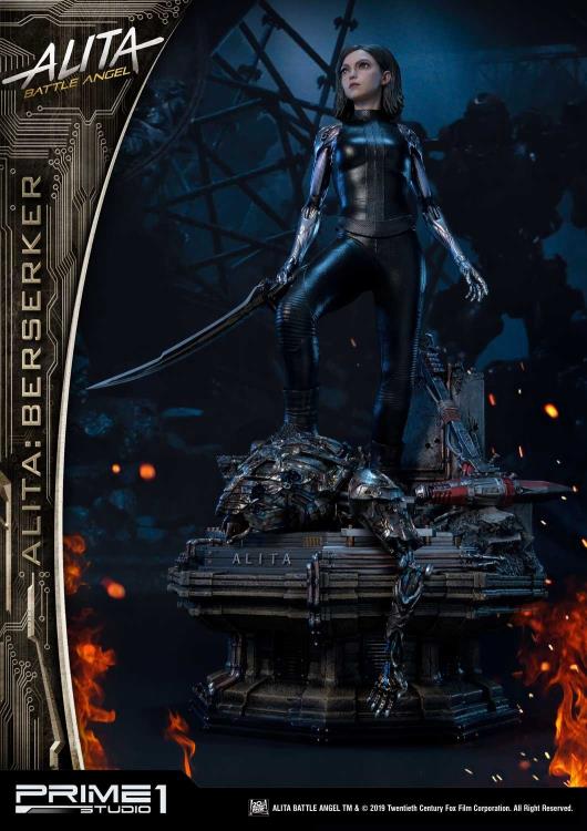Alita: Battle Angel Premium Masterline Alita (Berserker) 1/4 Scale Statue Gallery Image 6