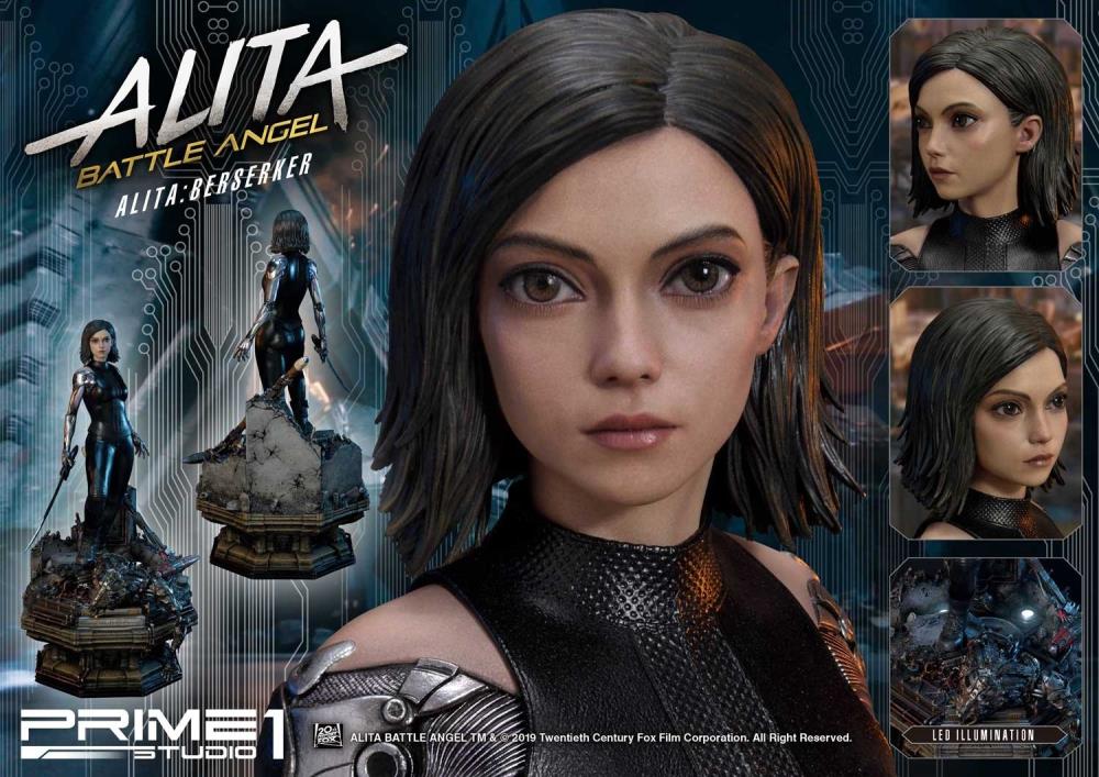 Alita: Battle Angel Premium Masterline Alita (Berserker) 1/4 Scale Statue Gallery Image 17