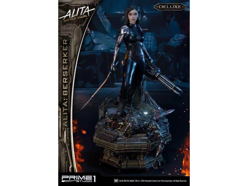 Alita: Battle Angel Premium Masterline Alita (Berserker) Deluxe 1/4 Scale Statue Gallery Image 4
