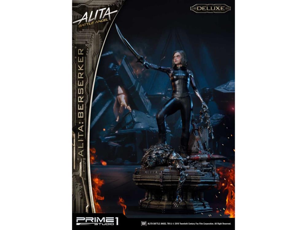 Alita: Battle Angel Premium Masterline Alita (Berserker) Deluxe 1/4 Scale Statue Gallery Image 8