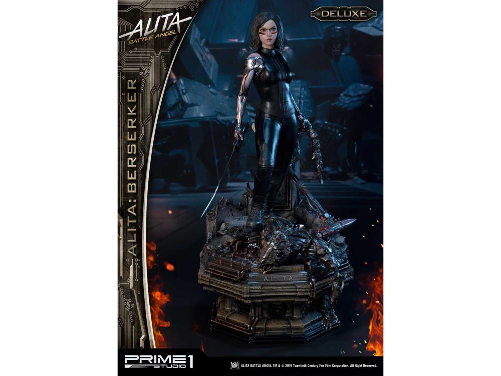 Alita: Battle Angel Premium Masterline Alita (Berserker) Deluxe 1/4 Scale Statue Gallery Image 3