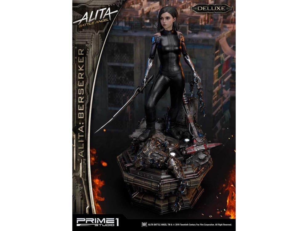 Alita: Battle Angel Premium Masterline Alita (Berserker) Deluxe 1/4 Scale Statue Gallery Image 9