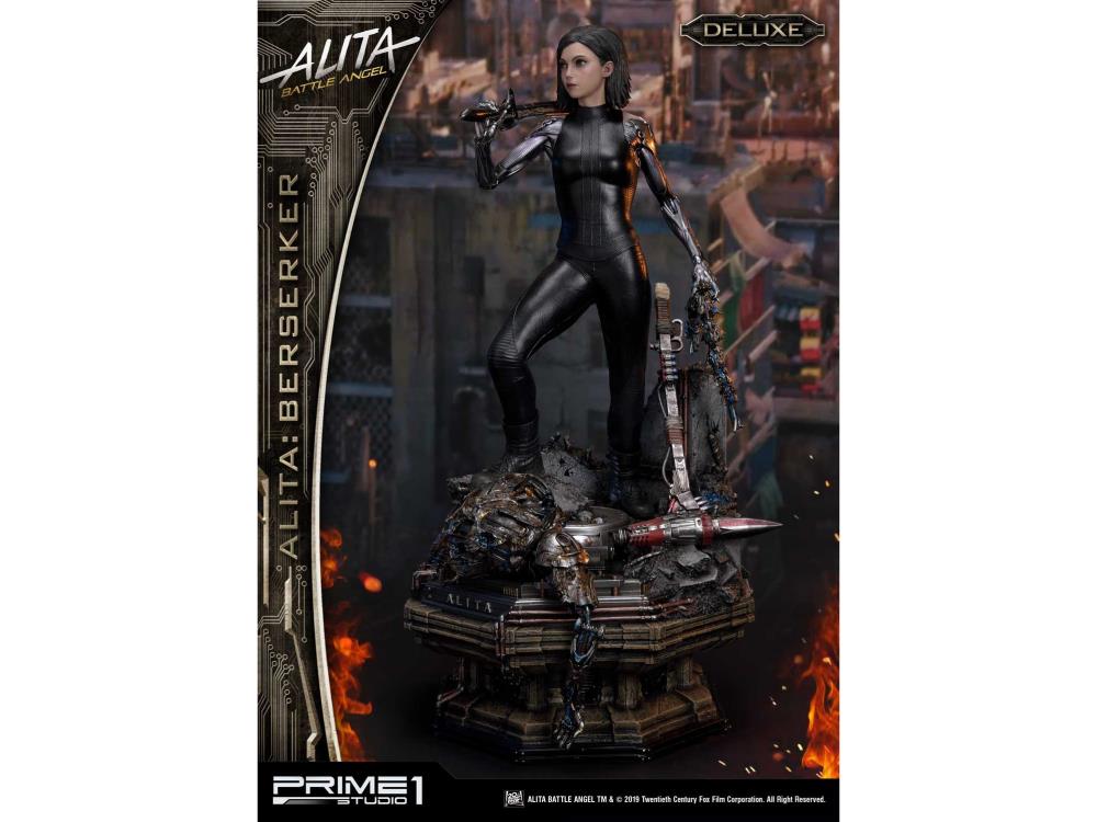 Alita: Battle Angel Premium Masterline Alita (Berserker) Deluxe 1/4 Scale Statue Gallery Image 10