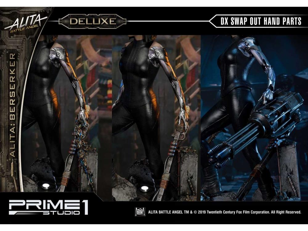 Alita: Battle Angel Premium Masterline Alita (Berserker) Deluxe 1/4 Scale Statue Gallery Image 14