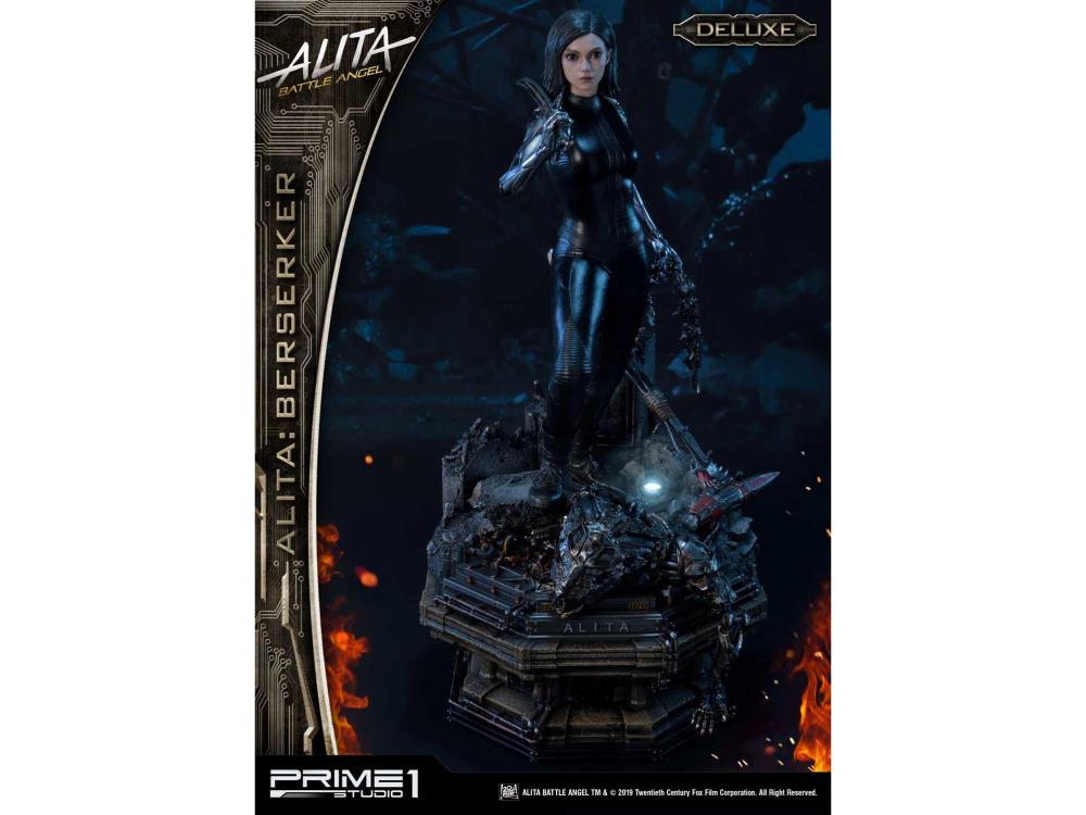 Alita: Battle Angel Premium Masterline Alita (Berserker) Deluxe 1/4 Scale Statue Gallery Image 5