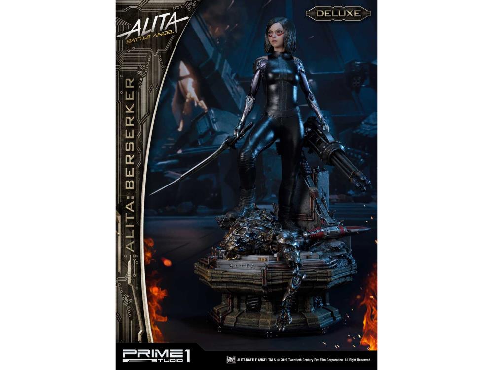 Alita: Battle Angel Premium Masterline Alita (Berserker) Deluxe 1/4 Scale Statue Gallery Image 6