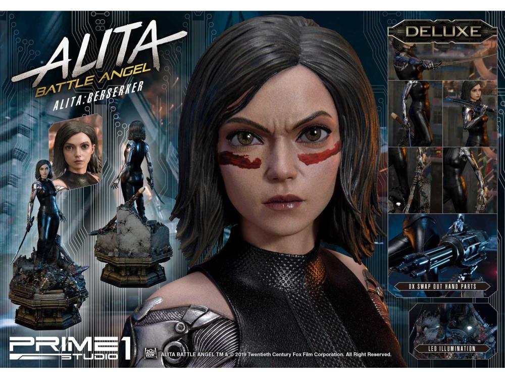 Alita: Battle Angel Premium Masterline Alita (Berserker) Deluxe 1/4 Scale Statue Gallery Image 20