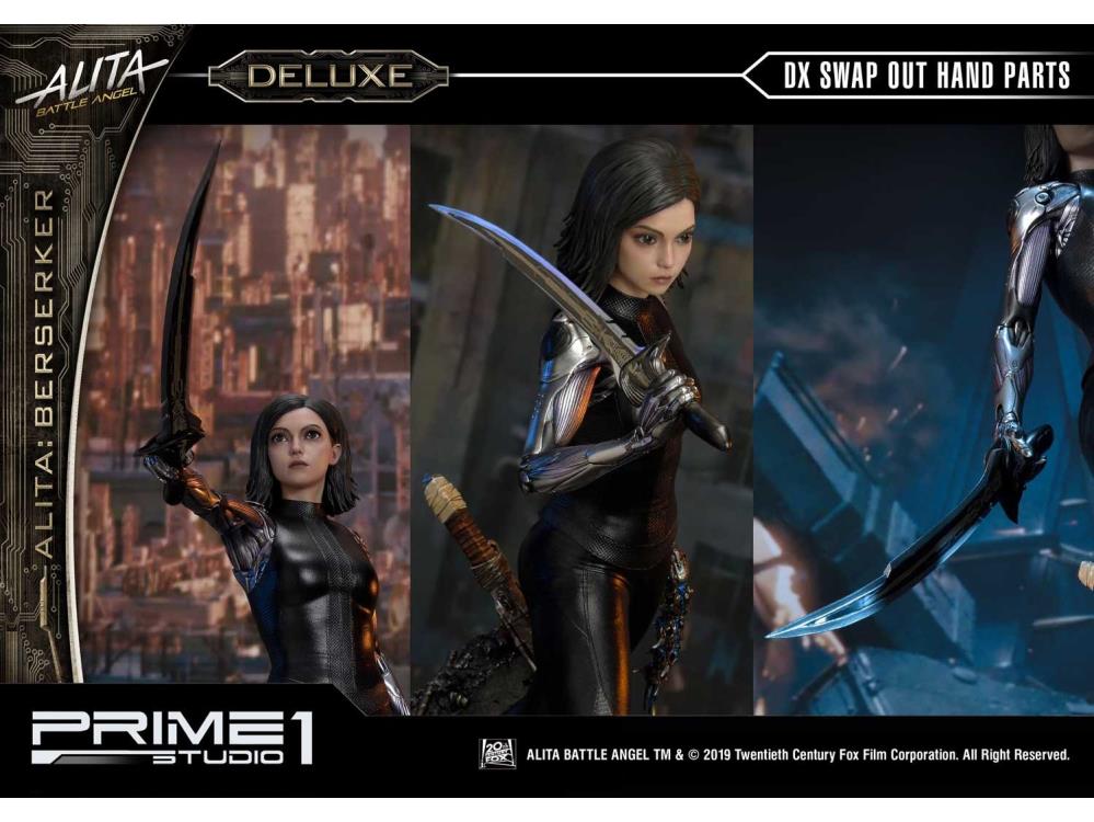 Alita: Battle Angel Premium Masterline Alita (Berserker) Deluxe 1/4 Scale Statue Gallery Image 15