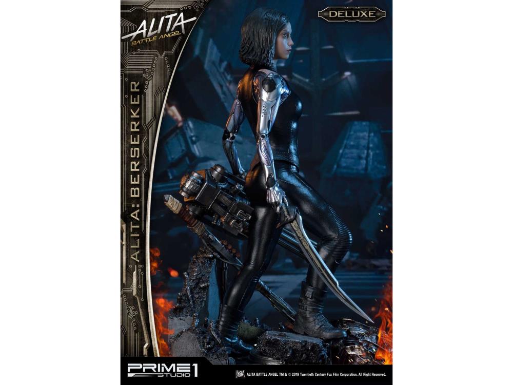 Alita: Battle Angel Premium Masterline Alita (Berserker) Deluxe 1/4 Scale Statue Gallery Image 12
