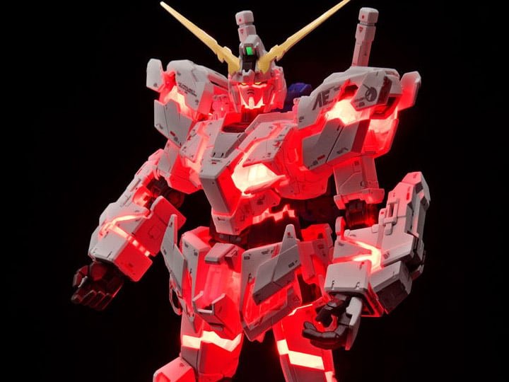 Mobile Suit Gundam Unicorn RG RX-0 Unicorn Gundam (Destroy Mode) Ver.TWC Exclusive Lighting 1/144 Scale Model Kit Gallery Image 1