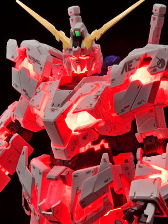 Mobile Suit Gundam Unicorn RG RX-0 Unicorn Gundam (Destroy Mode) Ver.TWC Exclusive Lighting 1/144 Scale Model Kit Gallery Image 2