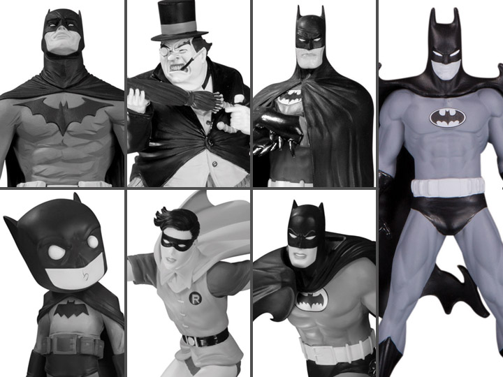 Batman Black and White Mini Figure Box Set #4 Gallery Image 1