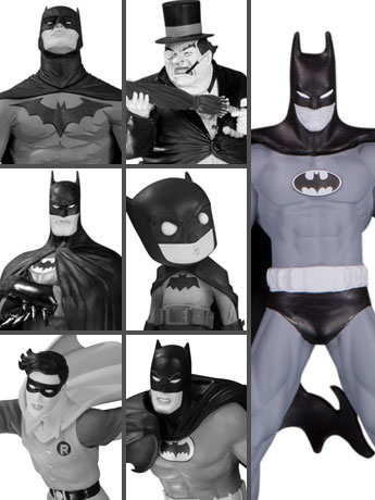 Batman Black and White Mini Figure Box Set #4 Gallery Image 2