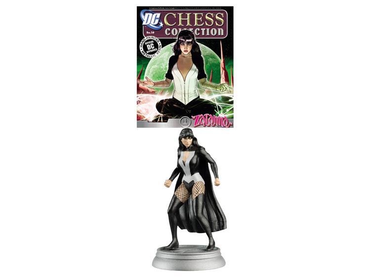 DC Superhero Chess Figure Collection #59 - Zatanna White Pawn Gallery Image 1