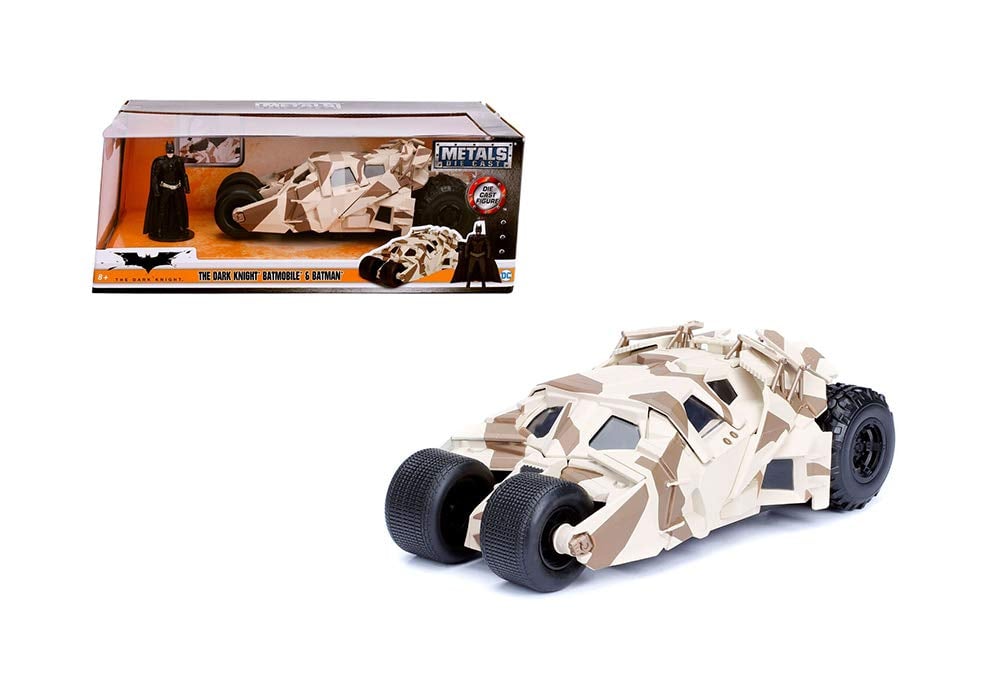 The Dark Knight Metals Die Cast Batman & 1/24 Scale Batmobile (Camo) Gallery Image 5