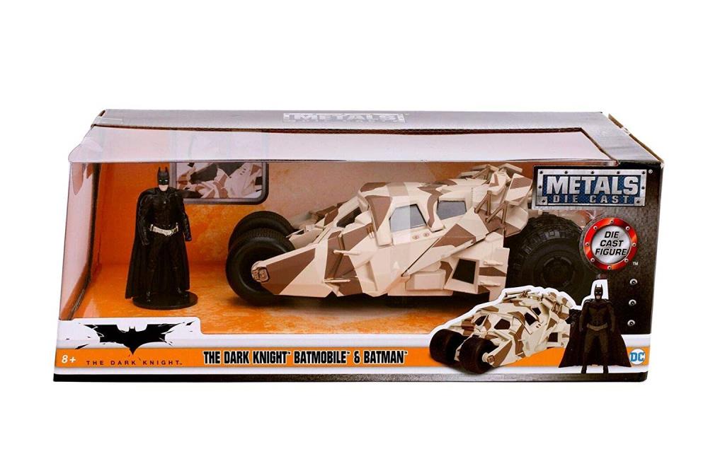 The Dark Knight Metals Die Cast Batman & 1/24 Scale Batmobile (Camo) Gallery Image 6