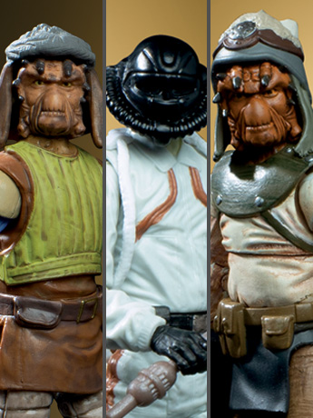 Star Wars: The Vintage Collection Skiff Guard Three-Pack Gallery Image 2