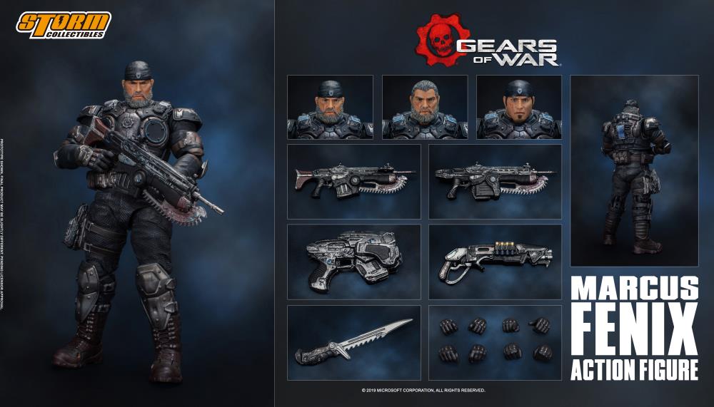 Gears of War Marcus Fenix 1/12 Scale Figure