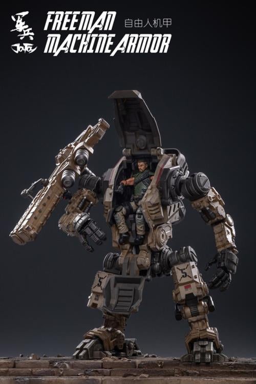 Dark Source Freeman Machine Armor With Pilot (Sand) 1/18 Scale Figure Set Gallery Image 7
