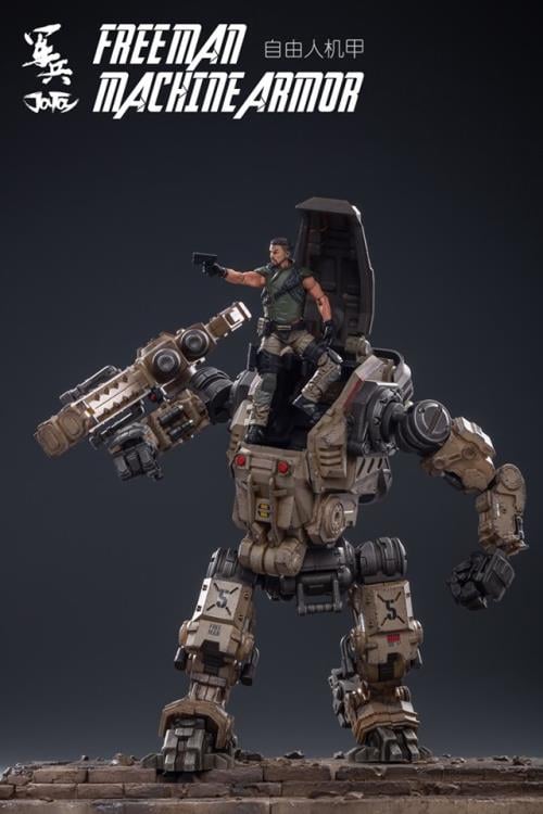 Dark Source Freeman Machine Armor With Pilot (Sand) 1/18 Scale Figure Set Gallery Image 8