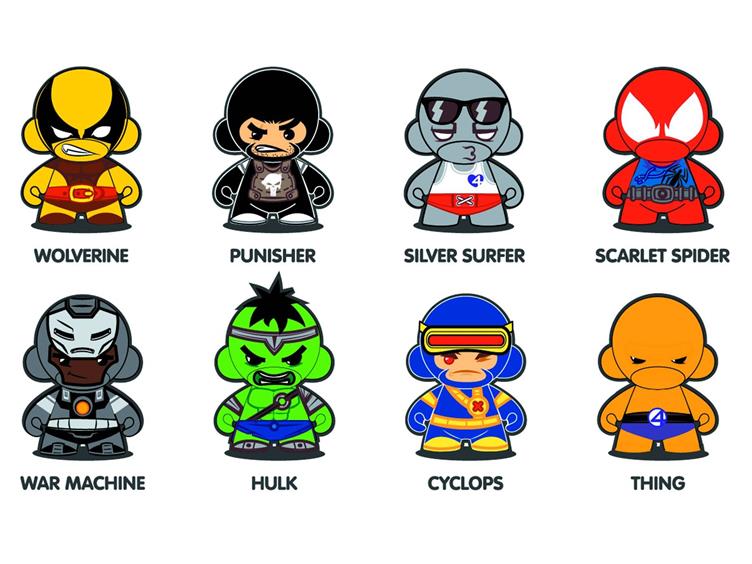 Marvel Micro Munny Series 2 Box of 20 Figures Gallery Image 1