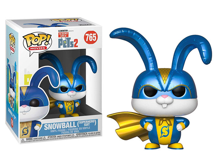 Pop! Movies: The Secret Life of Pets 2 - Snowball (In Superhero Suit) Gallery Image 1