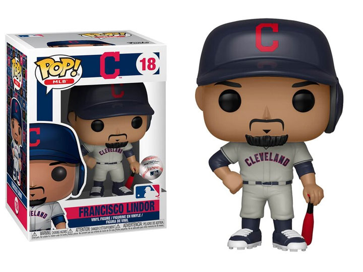 Pop! MLB: Indians - Francisco Lindor (Road) Gallery Image 1