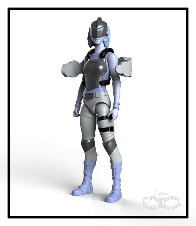 IAmElemental 4" Figure Series 02 Wisdom: Set of 7 Figures Gallery Image 8