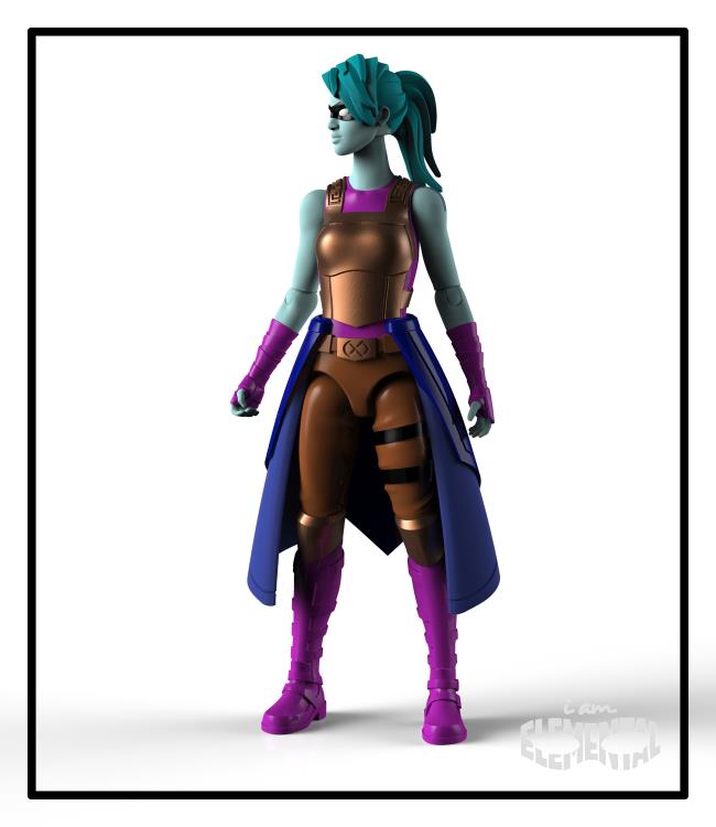 IAmElemental 4" Figure Series 02 Wisdom: Set of 7 Figures Gallery Image 7