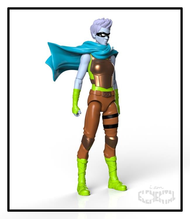 IAmElemental 4" Figure Series 02 Wisdom: Set of 7 Figures Gallery Image 10