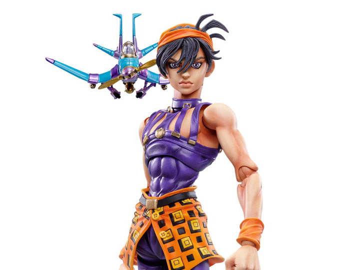 JoJo's Bizarre Adventure Super Action Statue Narancia Ghirga & Aerosmith Gallery Image 1