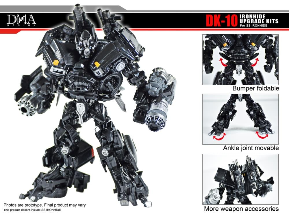 DNA DK-10 アイアンハイド　アップグレードパーツ DK-10 Upgrade Kit