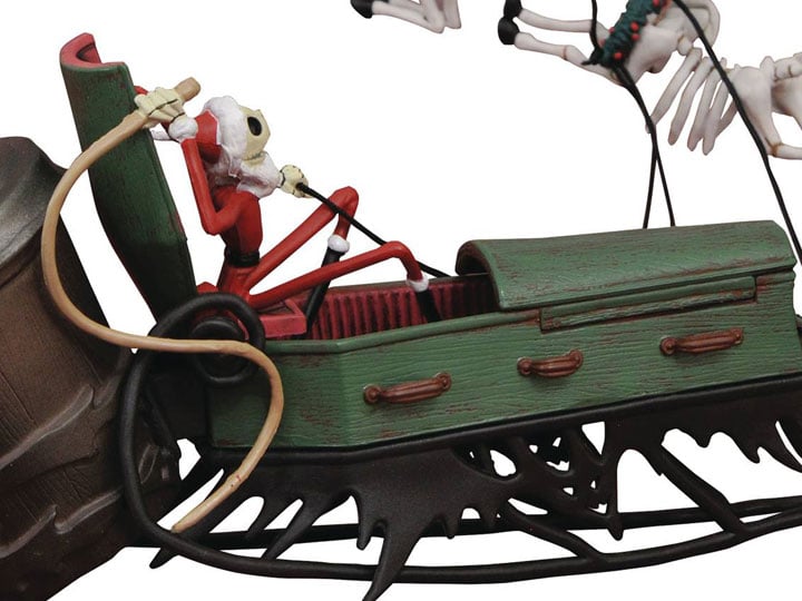 The Nightmare Before Christmas Jack in Sleigh Deluxe Set Gallery Image 1