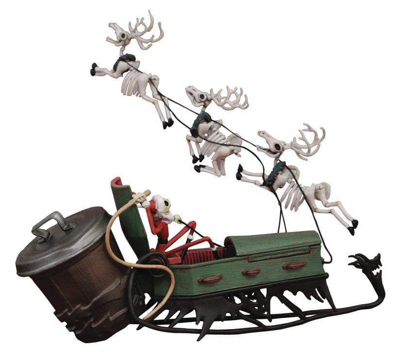 The Nightmare Before Christmas Jack in Sleigh Deluxe Set Gallery Image 3