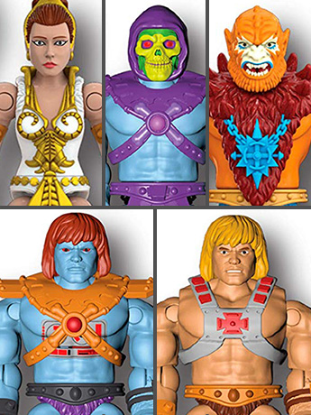 Masters of the Universe Mega Construx Heroes Battle for Eternia Five-Pack