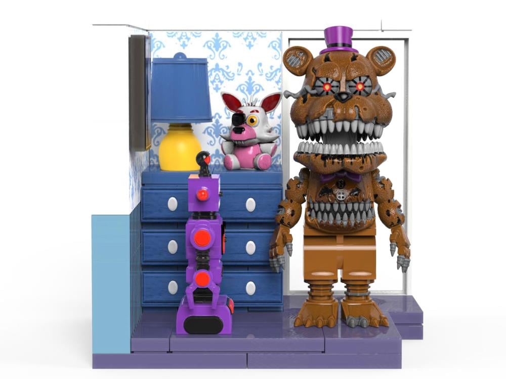 Five Nights at Freddy's The Office Desk & Right Dresser With Door Small Construction Sets Gallery Image 4