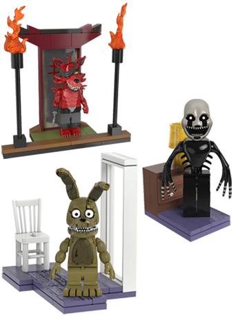 Five Nights at Freddy's Wave 5 Set of 3 Micro Construction Sets Gallery Image 2