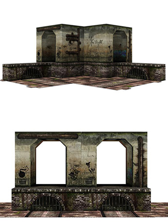 Sewer (2.0) 1/12 Pop-Up Diorama Gallery Image 2